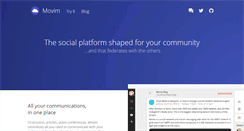 Desktop Screenshot of movim.eu